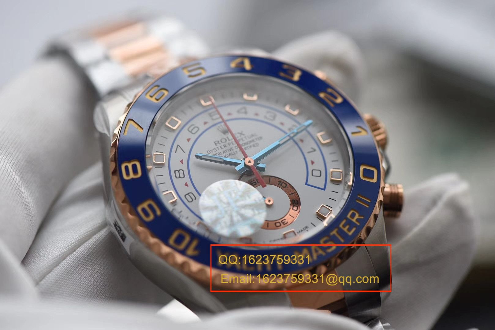 【JF一比一 top 高仿手表】 Rolex  Yacht-Master II YM2系列116681-78211 白盘 wrist watch  