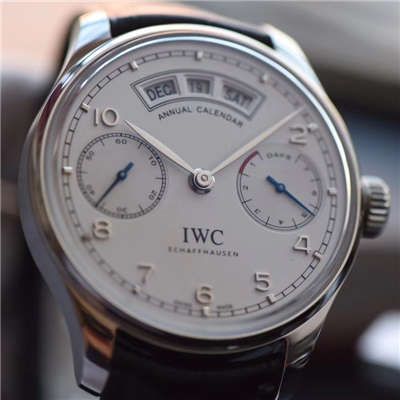 视频评测IWC万国表葡萄牙系列IW503501腕表YL厂一比一超A高仿万国年历手表【年度万国巨献！到货市面最高版本】