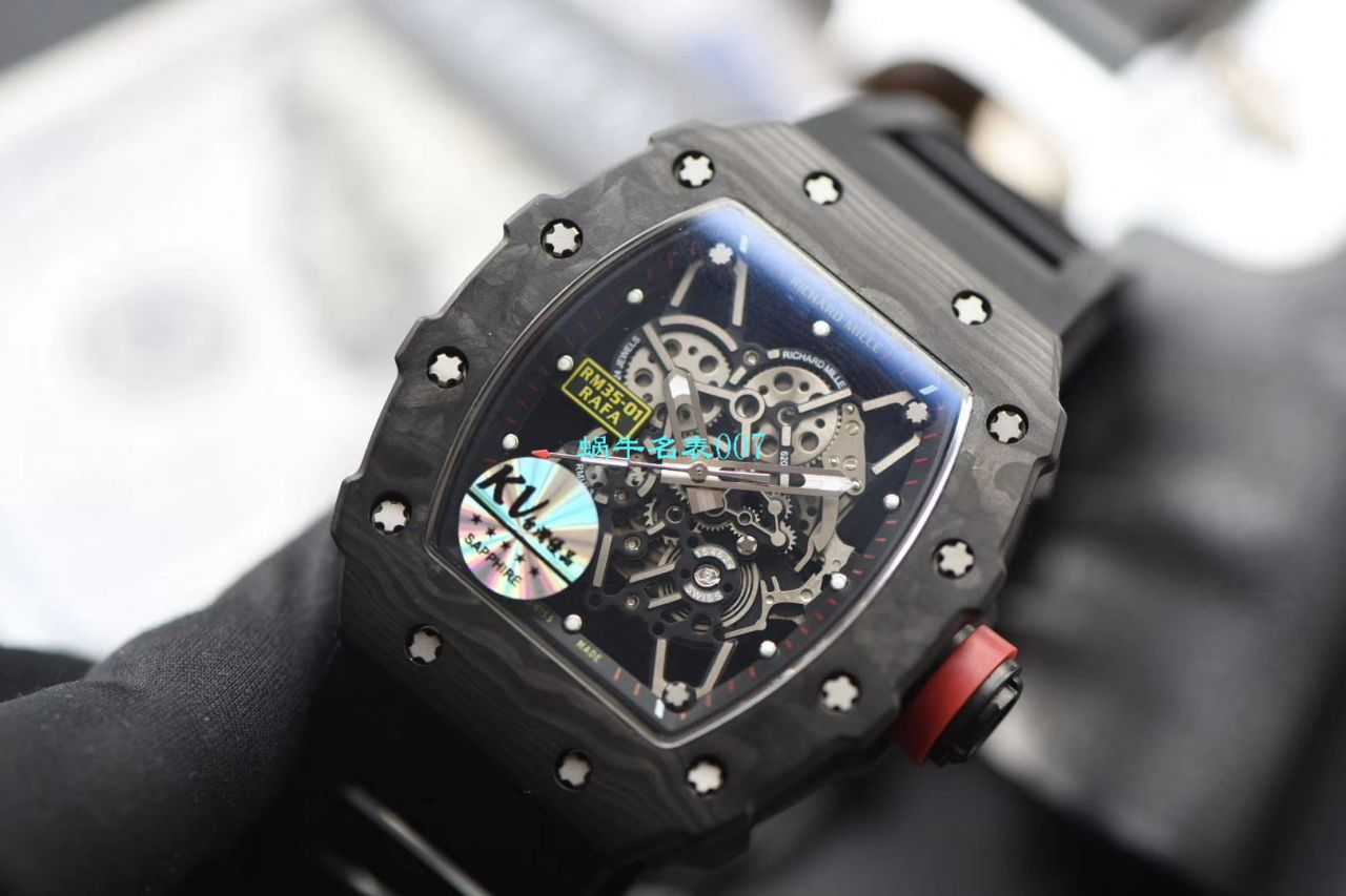  Video analysis KV Factory V3版本超A高仿 RICHARD MILLE RM35-01 wrist watch  / KV03501V301