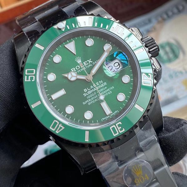 V6Factory2020年跨年力作～劳力士BLAKEN 改装定制绿水鬼手表