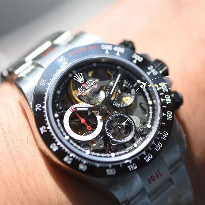 【视频评测】劳力士迪通拿F1车手限定特别版镂空定制手表