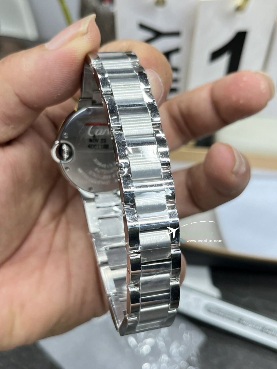 AF Cartier  蓝气球33毫米 top 复刻高仿女士手表WSBB0062 wrist watch  