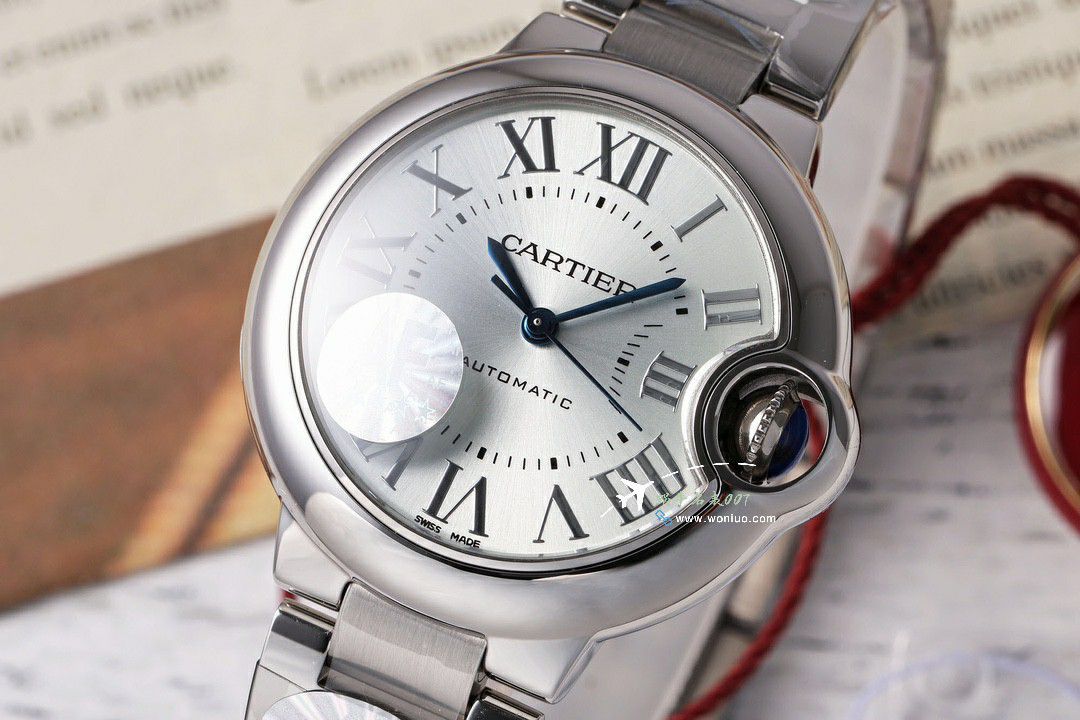 AF Cartier  蓝气球33毫米 top 复刻高仿女士手表WSBB0062 wrist watch  