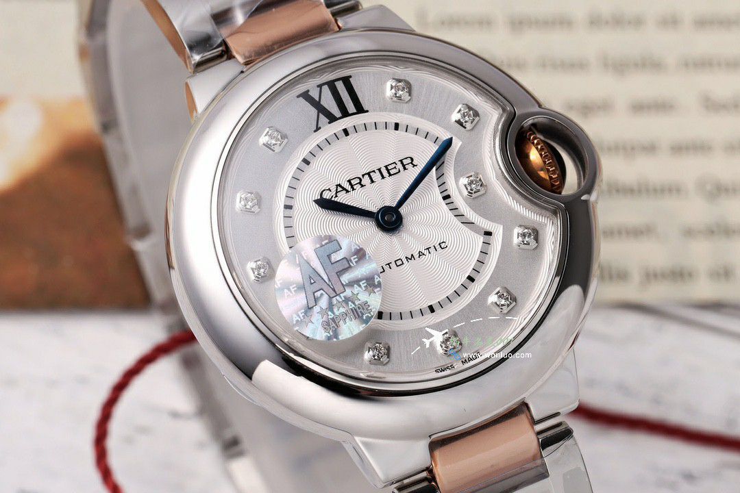 AF Cartier  蓝气球33毫米 top 复刻高仿女士手表WSBB0062 wrist watch  / K350