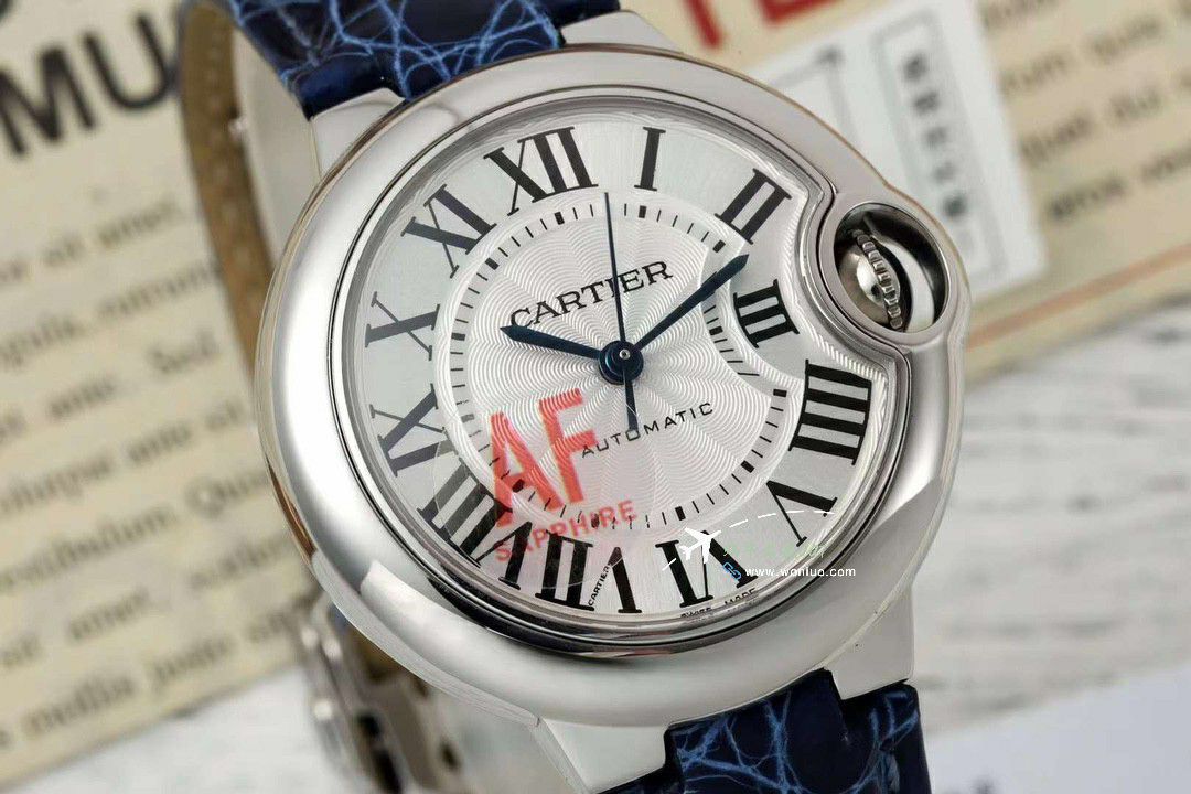 AF蜕变归来 Cartier  33mm蓝气球系列 wrist watch  / K351