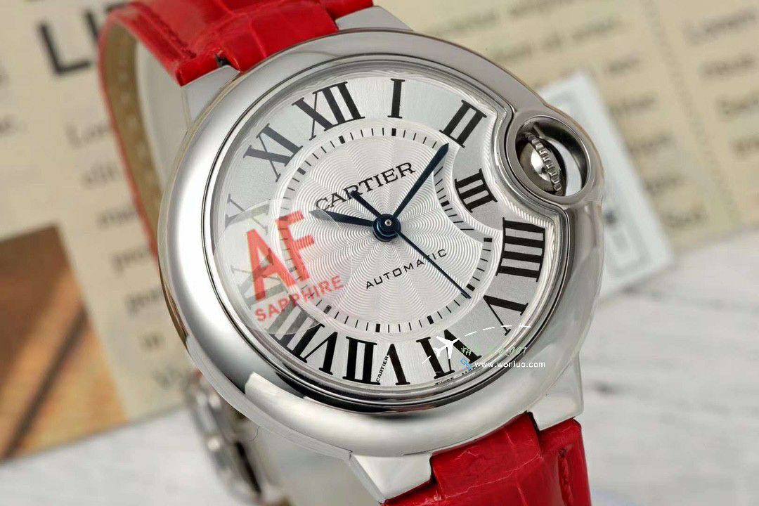 AF蜕变归来 Cartier  33mm蓝气球系列 wrist watch  / K351