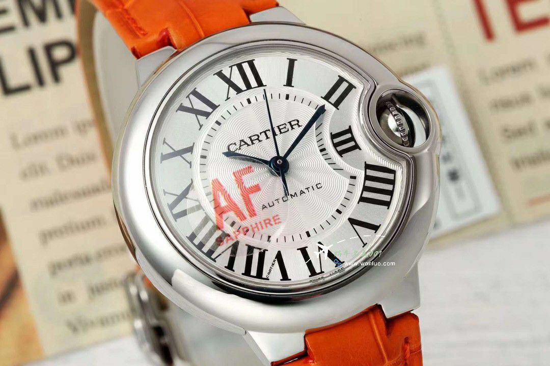 AF蜕变归来 Cartier  33mm蓝气球系列 wrist watch  / K351