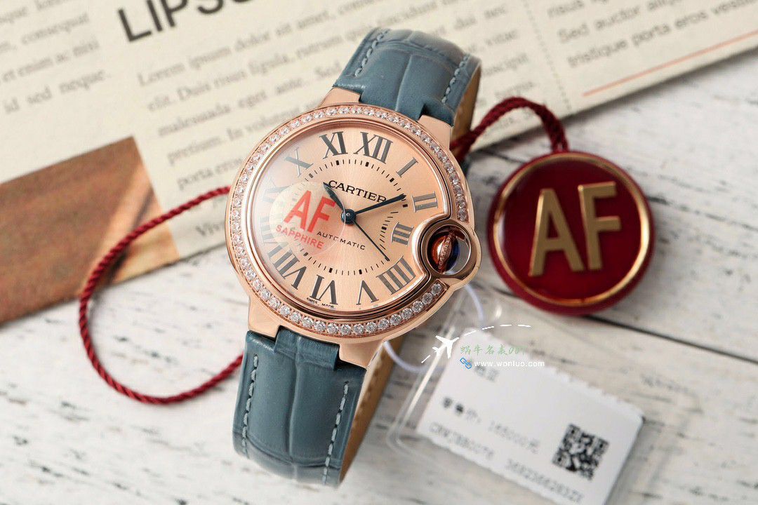 AF Cartier  蓝气球33毫米性价比NH05 Movement  