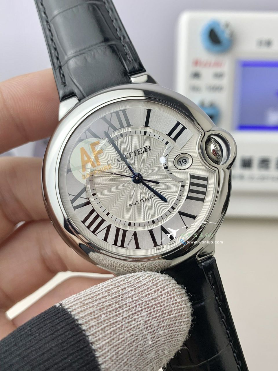 AF Cartier  蓝气球42毫米男装 top 复刻高仿手表W6920042 wrist watch  / K355