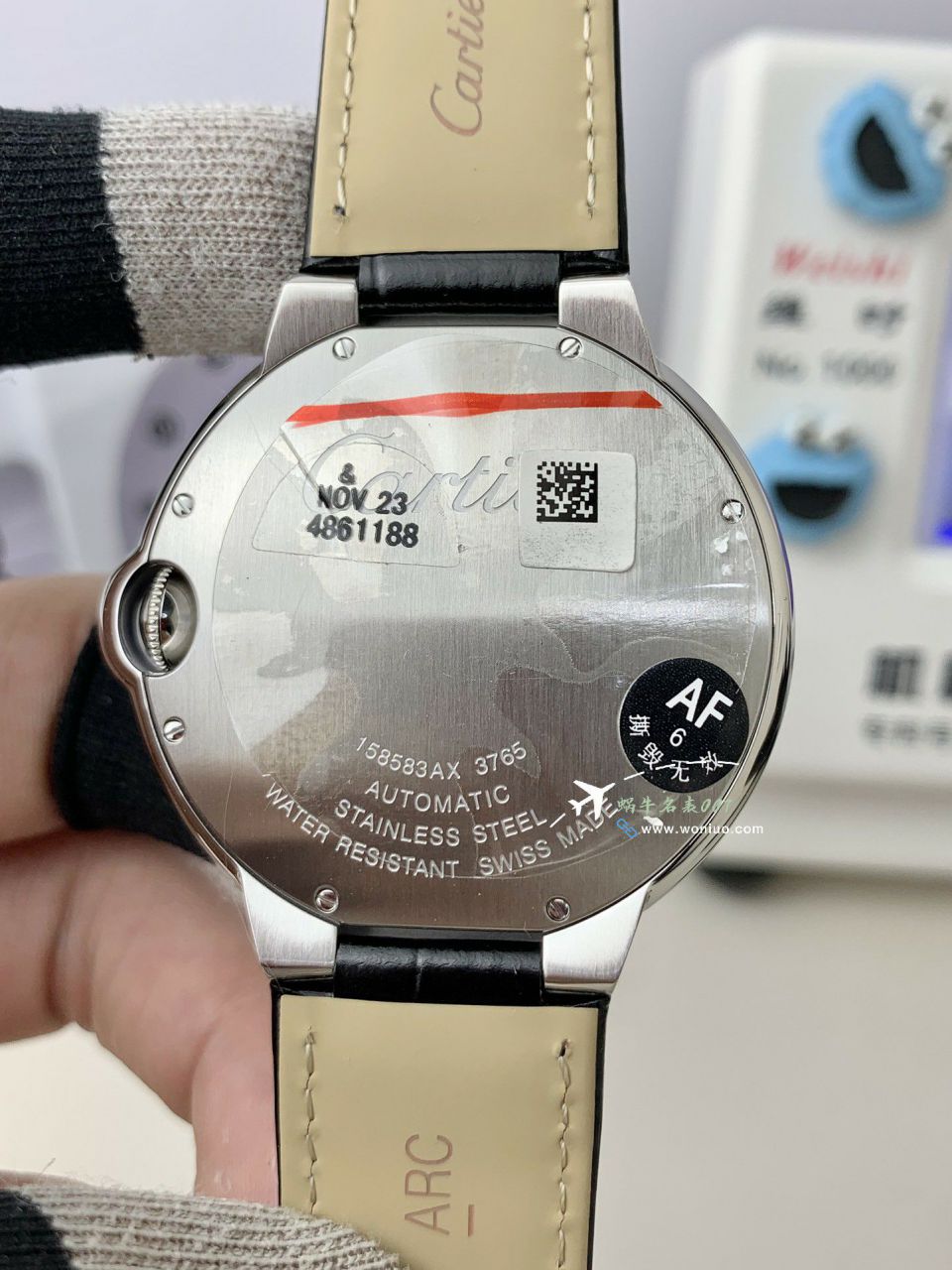 AF Cartier  蓝气球42毫米男装 top 复刻高仿手表W6920042 wrist watch  / K355