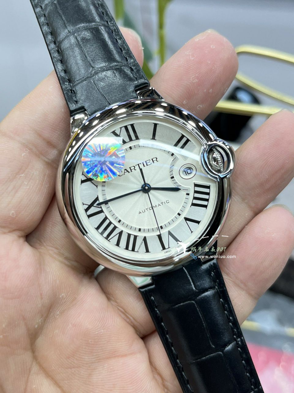 AF Cartier  蓝气球42毫米男装 top 复刻高仿手表W6920042 wrist watch  / K355