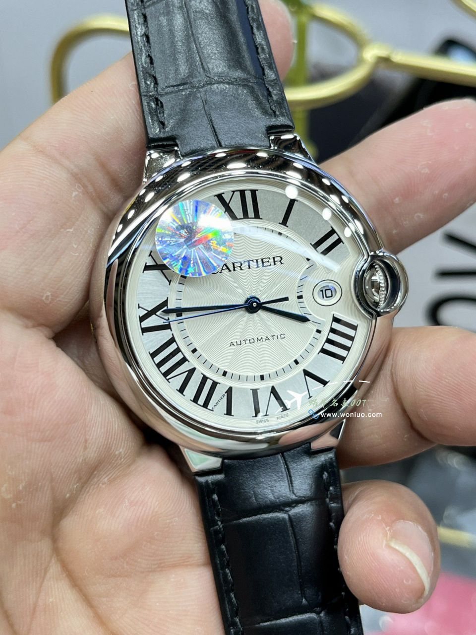 AF Cartier  蓝气球42毫米男装 top 复刻高仿手表W6920042 wrist watch  / K355