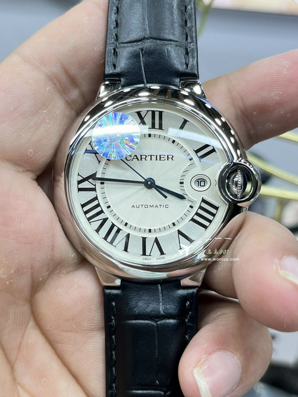 AF Cartier  蓝气球42毫米男装 top 复刻高仿手表W6920042 wrist watch  / K355