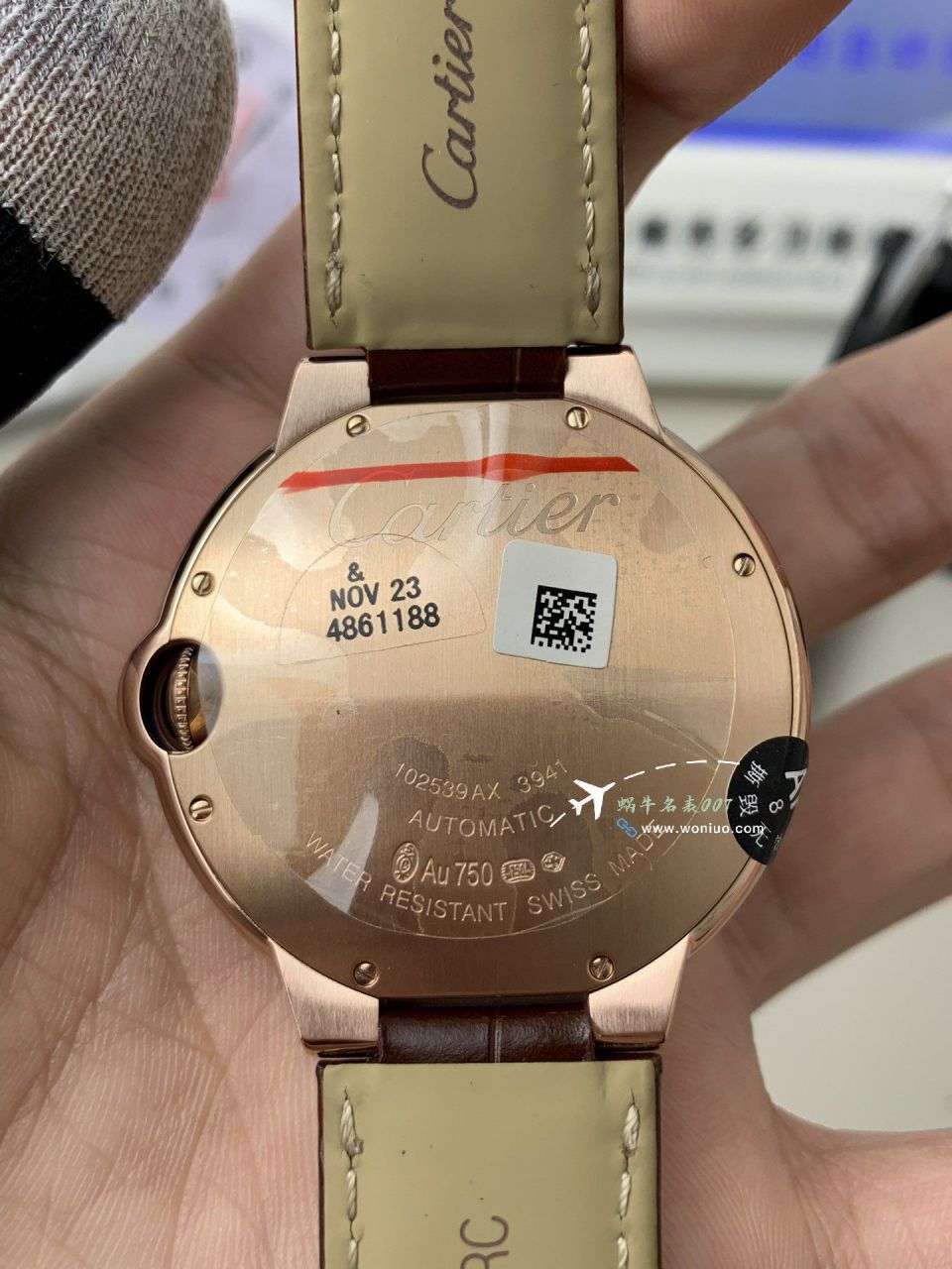 AF Cartier  蓝气球42毫米男装 top 复刻高仿手表W6920042 wrist watch  / K355