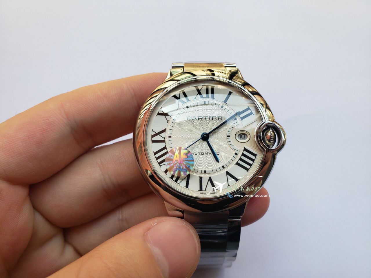 AF Cartier  蓝气球42毫米男装 top 复刻高仿手表W6920042 wrist watch  / K355