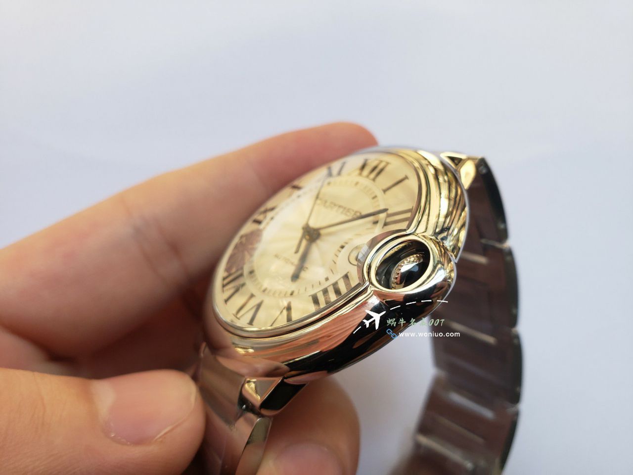 AF Cartier  蓝气球42毫米男装 top 复刻高仿手表W6920042 wrist watch  / K355