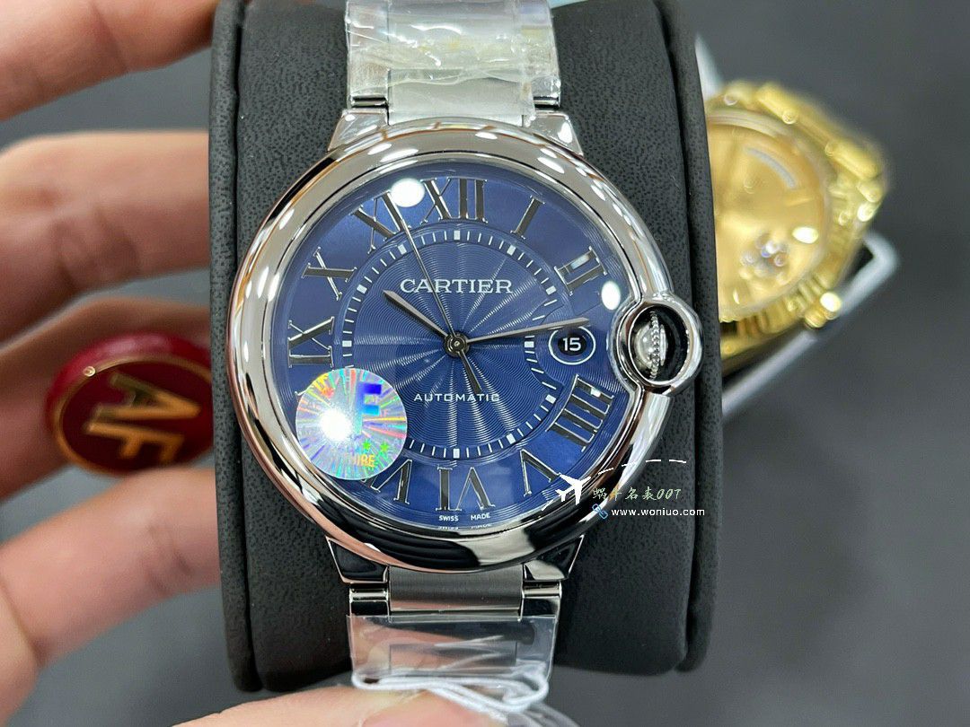 AF Cartier  蓝气球42毫米男装 top 复刻高仿手表W6920042 wrist watch  / K355