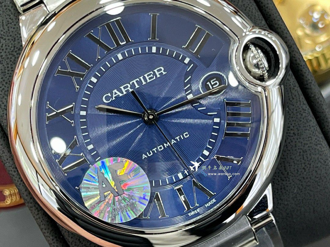 AF Cartier  蓝气球42毫米男装 top 复刻高仿手表W6920042 wrist watch  / K355