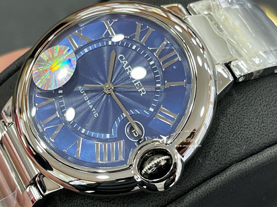 AF Cartier  蓝气球42毫米男装 top 复刻高仿手表W6920042 wrist watch  / K355