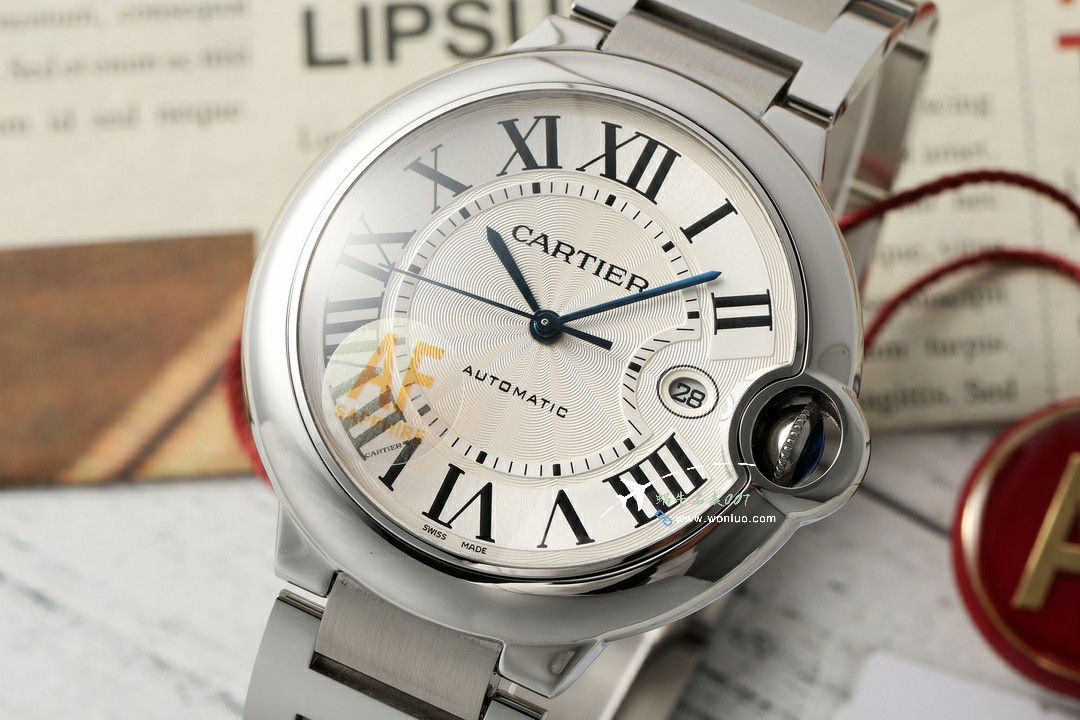 AF Cartier  蓝气球42毫米男装 top 复刻高仿手表W6920042 wrist watch  / K355