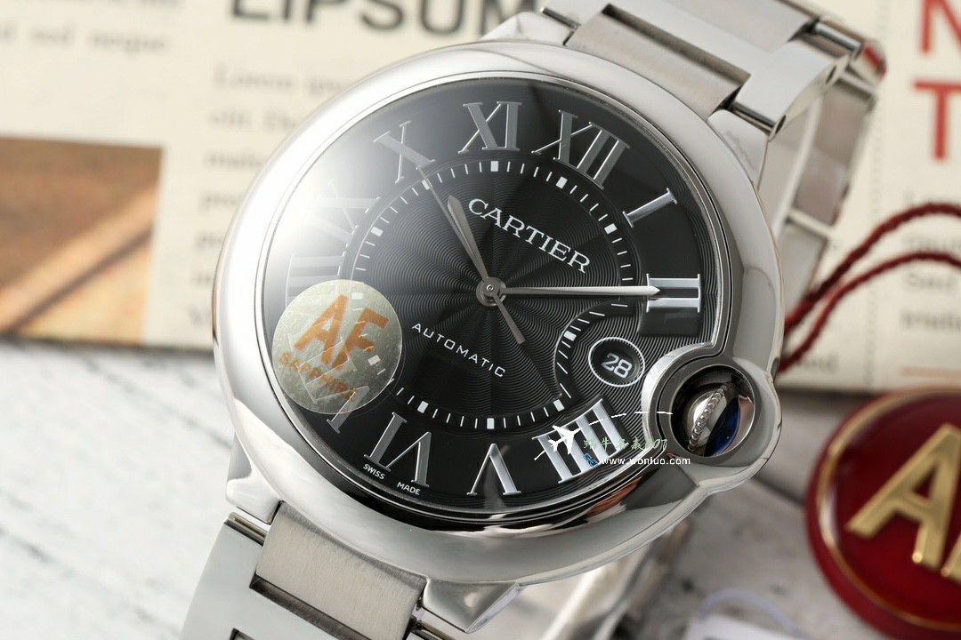 AF Cartier  蓝气球42毫米男装 top 复刻高仿手表W6920042 wrist watch  / K355