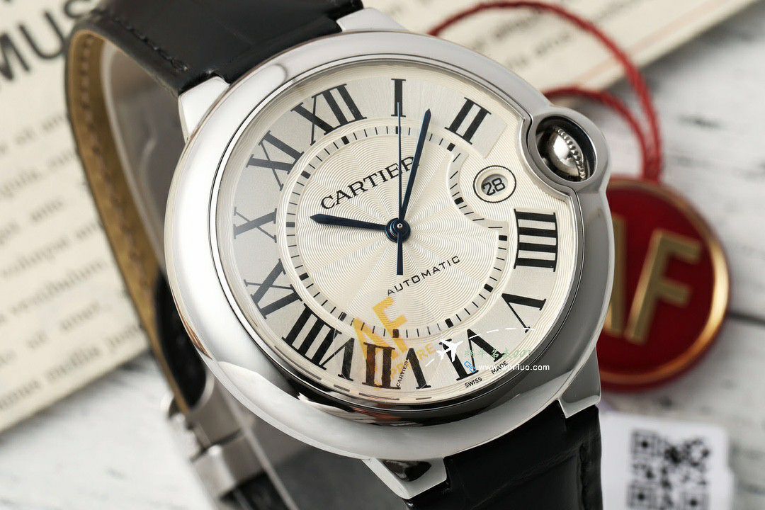 AF Cartier  蓝气球42毫米男装 top 复刻高仿手表W6920042 wrist watch  / K355