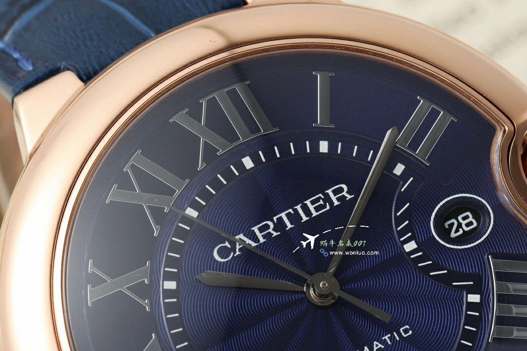 AF Cartier  蓝气球42毫米男装 top 复刻高仿手表W6920042 wrist watch  / K355