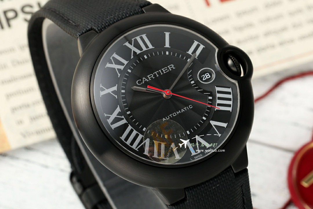 AF Cartier  蓝气球42毫米男装 top 复刻高仿手表W6920042 wrist watch  / K355