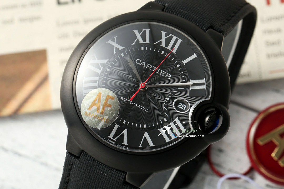 AF Cartier  蓝气球42毫米男装 top 复刻高仿手表W6920042 wrist watch  / K355