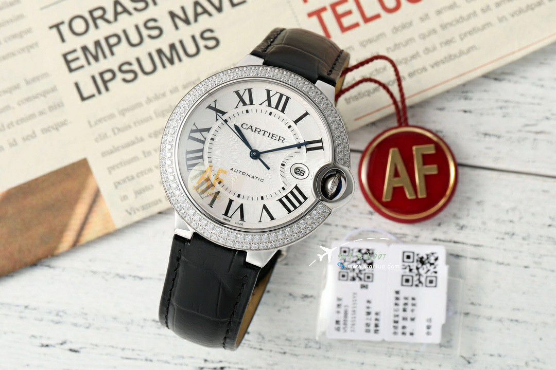 AF Cartier  蓝气球42毫米男装 top 复刻高仿手表W6920042 wrist watch  / K355