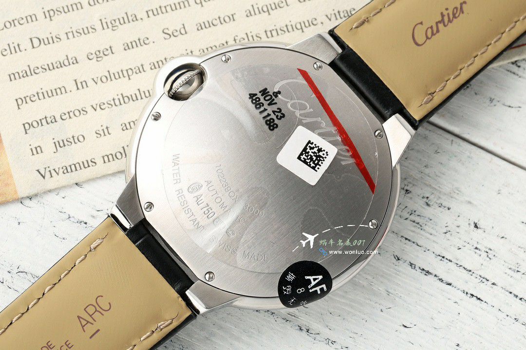 AF Cartier  蓝气球42毫米男装 top 复刻高仿手表W6920042 wrist watch  / K355