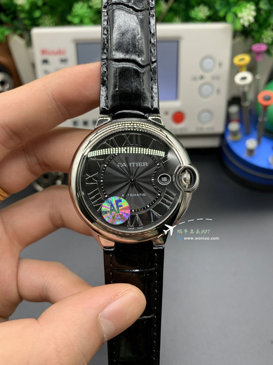 AF Cartier  蓝气球42毫米男装 top 复刻高仿手表W6920042 wrist watch  / K355