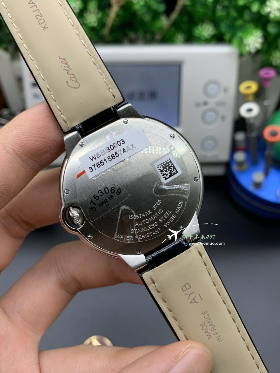 AF Cartier  蓝气球42毫米男装 top 复刻高仿手表W6920042 wrist watch  / K355