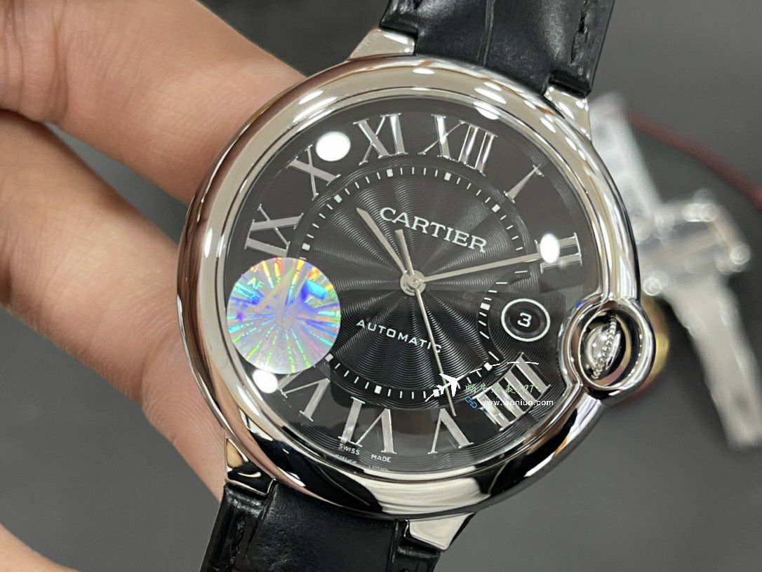 AF Cartier  蓝气球42毫米男装 top 复刻高仿手表W6920042 wrist watch  / K355