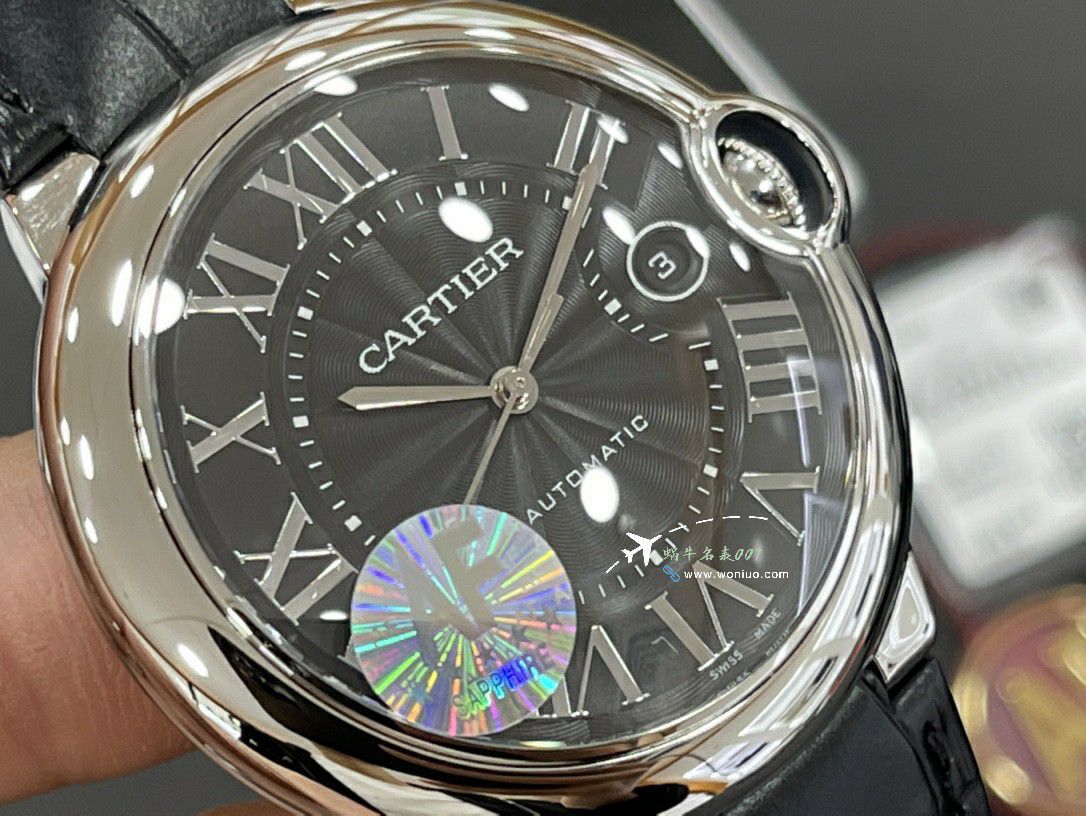 AF Cartier  蓝气球42毫米男装 top 复刻高仿手表W6920042 wrist watch  / K355