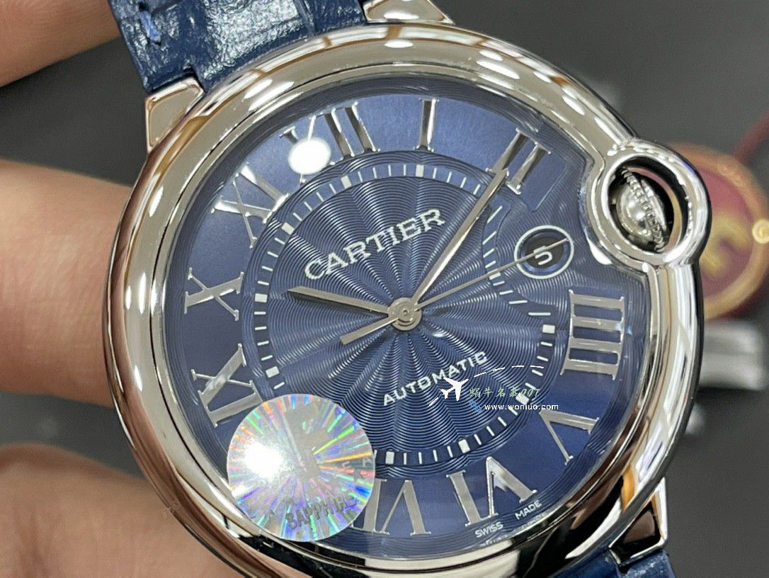 AF Cartier  蓝气球42毫米男装 top 复刻高仿手表W6920042 wrist watch  / K355