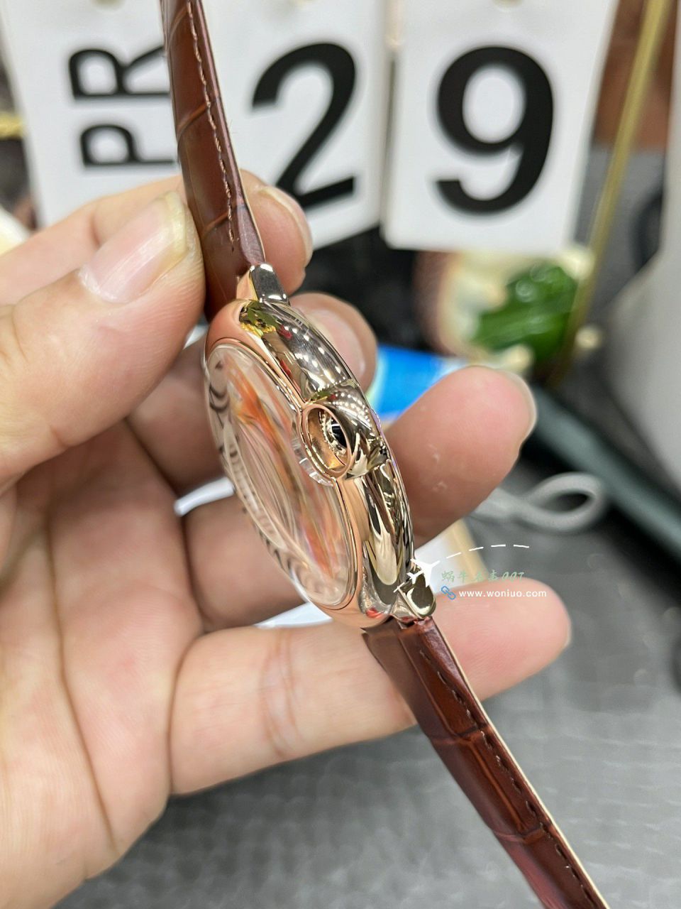 AF Cartier  蓝气球42毫米男装 top 复刻高仿手表W6920042 wrist watch  / K355