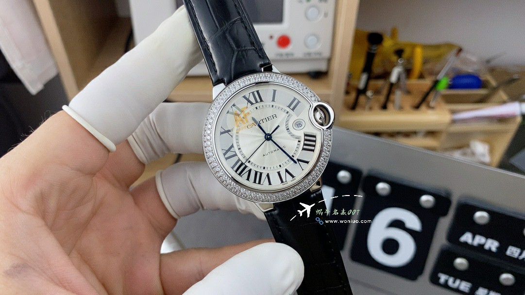 AF Cartier  蓝气球42毫米男装 top 复刻高仿手表W6920042 wrist watch  / K355