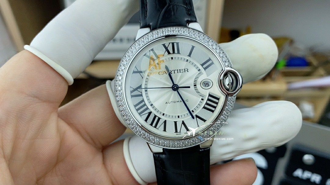 AF Cartier  蓝气球42毫米男装 top 复刻高仿手表W6920042 wrist watch  / K355