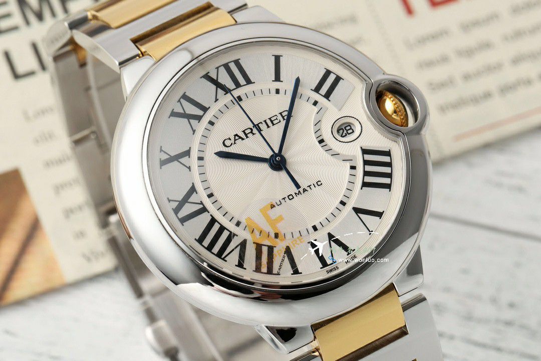 AF Cartier  蓝气球42毫米男装 top 复刻高仿手表W6920042 wrist watch  / K355