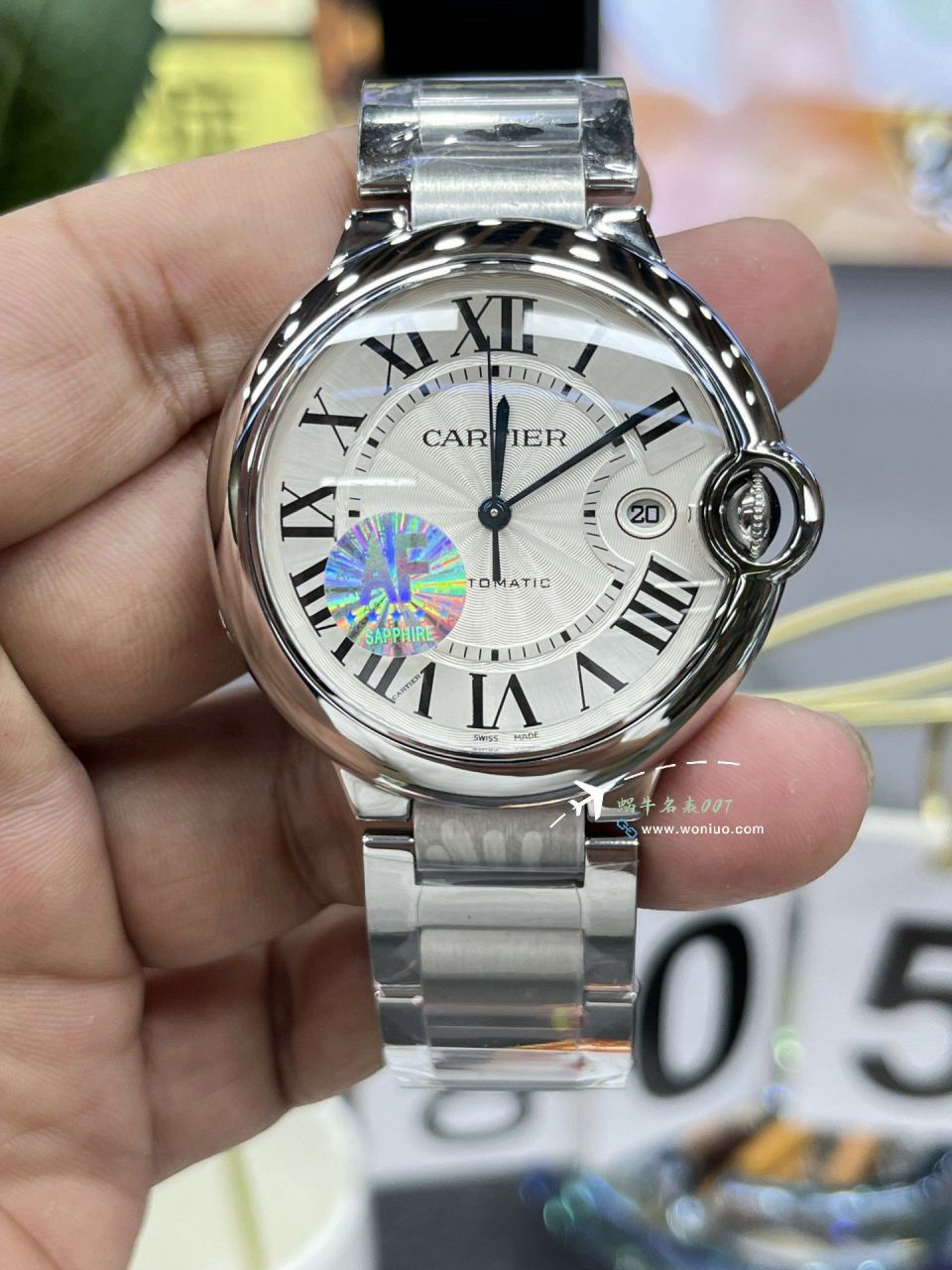 AF Cartier  蓝气球男装42毫米一比一复刻高仿手表WSBB0049 wrist watch  / K353