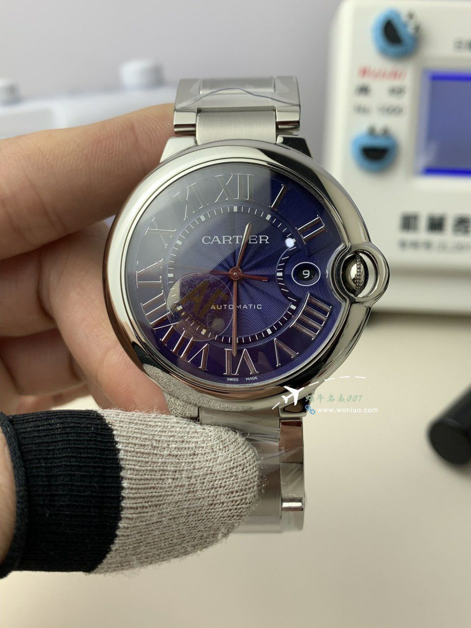 AF Cartier  蓝气球男装42毫米一比一复刻高仿手表WSBB0049 wrist watch  / K353