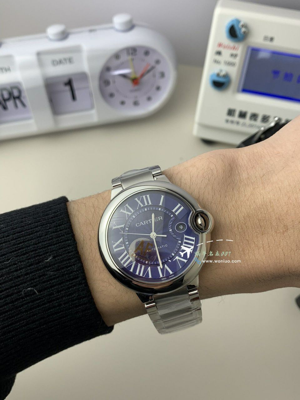 AF Cartier  蓝气球男装42毫米一比一复刻高仿手表WSBB0049 wrist watch  