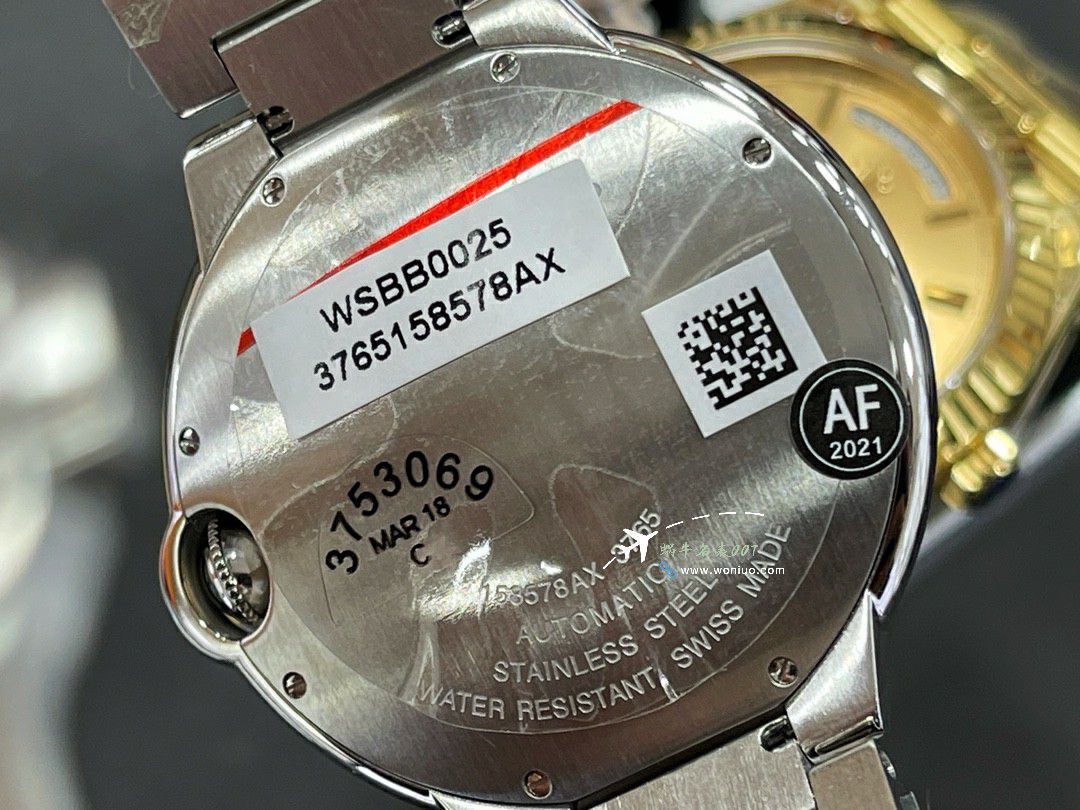 AF Cartier  蓝气球男装42毫米一比一复刻高仿手表WSBB0049 wrist watch  / K353