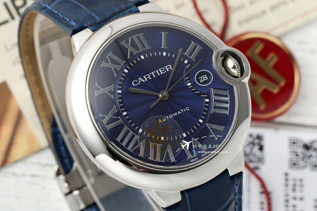 AF Cartier  蓝气球男装42毫米一比一复刻高仿手表WSBB0049 wrist watch  