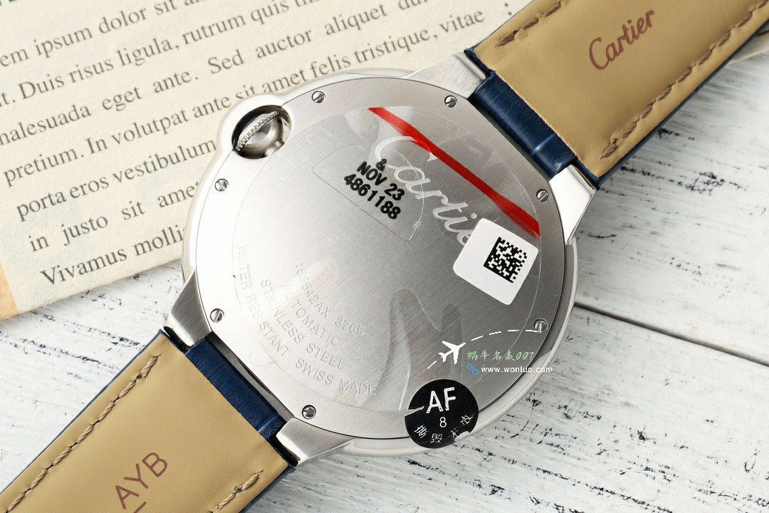 AF卡地亚复刻高仿42MM男款蓝气球系列WSBB0027腕表 