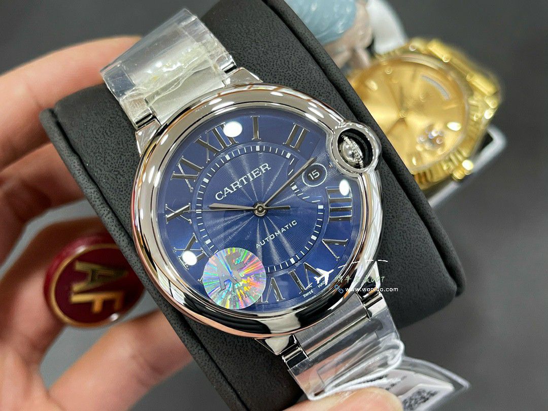 AF Factory  Cartier  蓝气球42MM男装复刻高仿手表WGBB0036 wrist watch  / K361