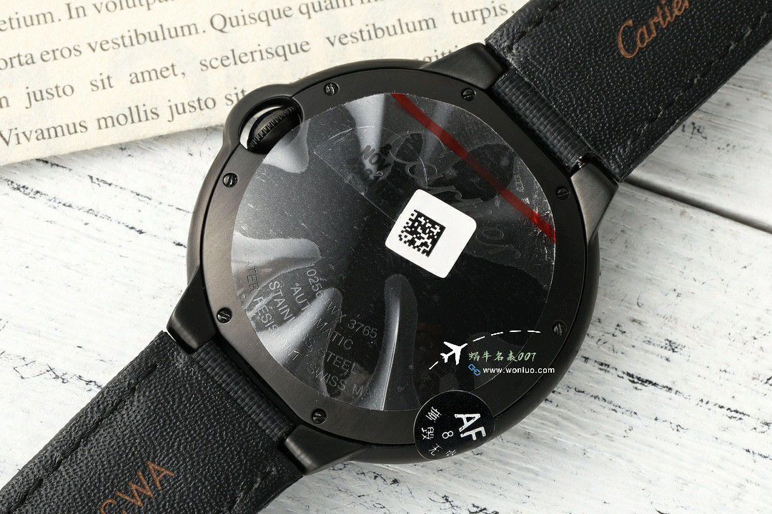 AF Factory  Cartier  蓝气球男装42MM系列复刻高仿W6920095 wrist watch  / K365