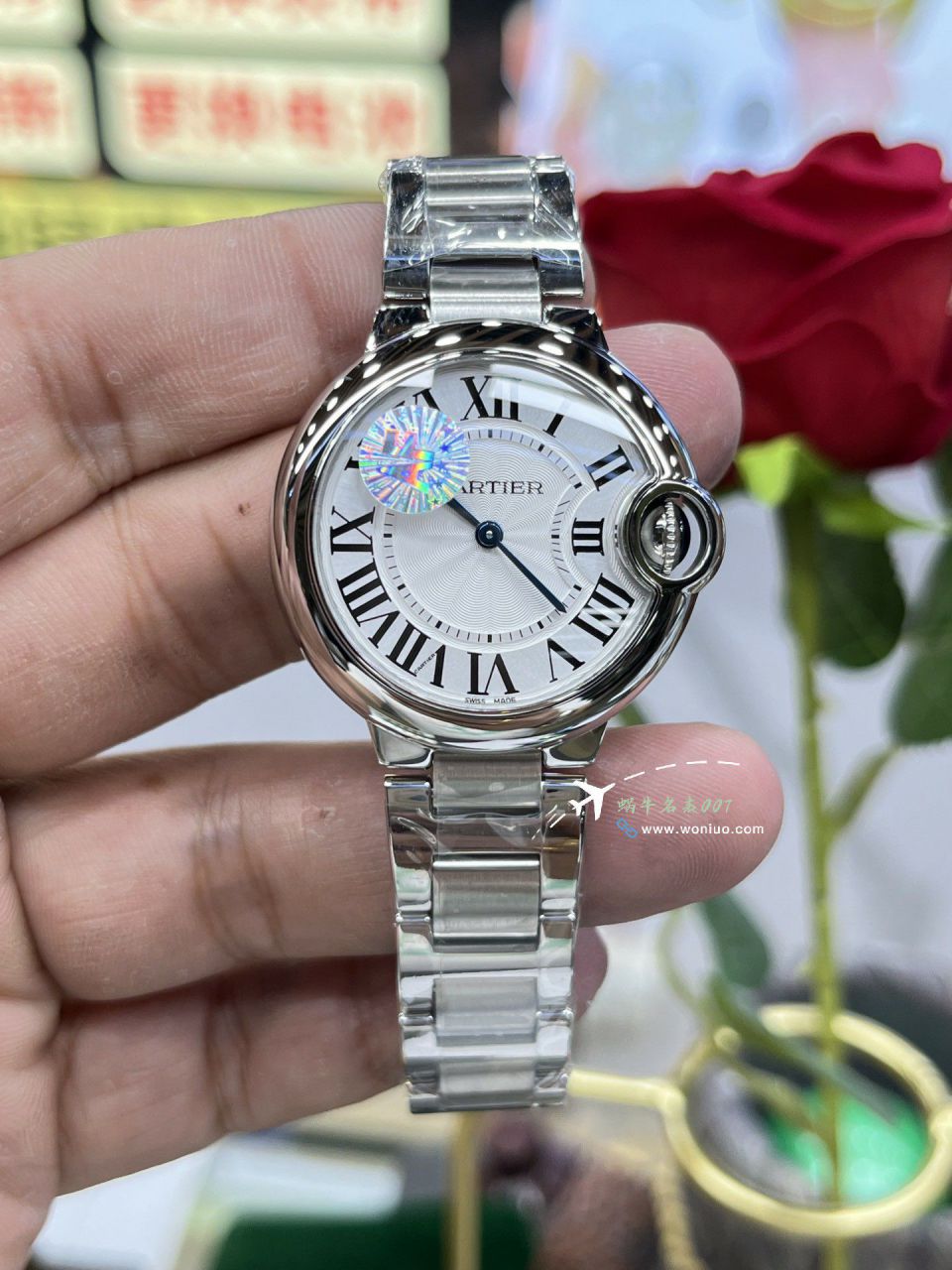 AF Cartier  蓝气球33毫米石英女手表一比一复刻高仿W6920084，WSBB0034，W6920086 wrist watch  