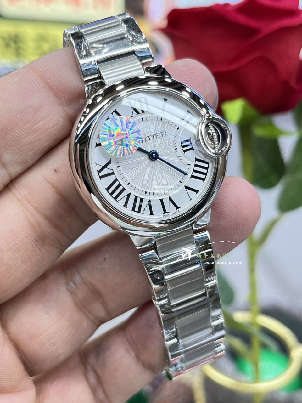 AF Cartier  蓝气球33毫米石英女手表一比一复刻高仿W6920084，WSBB0034，W6920086 wrist watch  